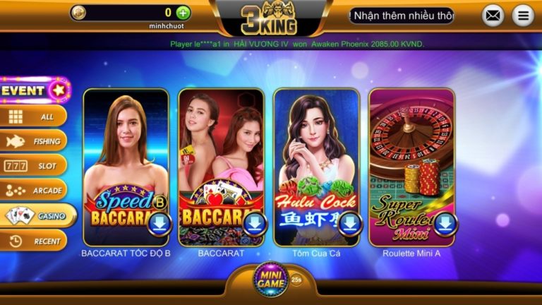 The best online casino game at the 3KING bookie