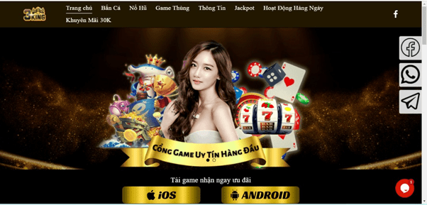 Choi game hay 3king – Game hay đổi thưởng lớn